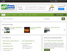 Tablet Screenshot of davaoportal.com